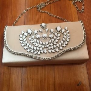 David's Bridal Beaded Wedding Handbag